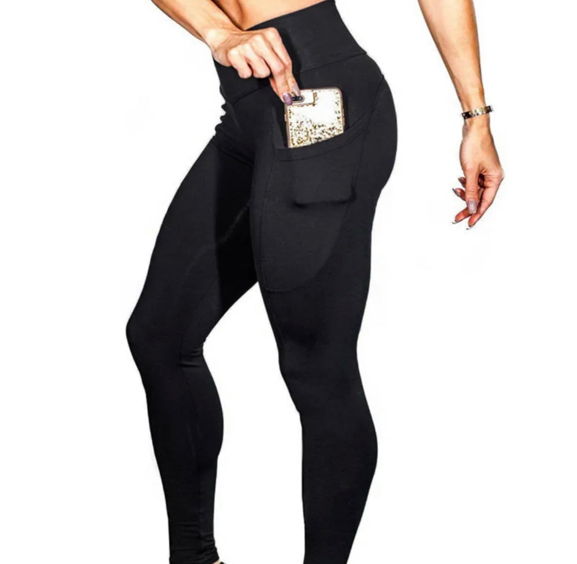 High waisted Yoga pants with pockets