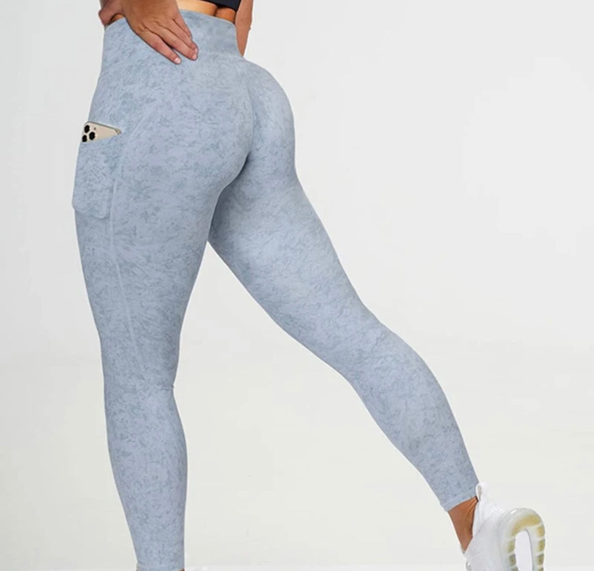 V Shaped Butt Lift gym yoga pants with pockets